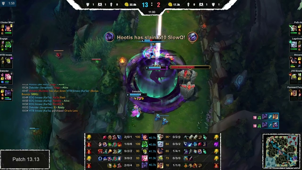 🔹[VITB] Innaxe🔹Enga -VS- 🔸[OSC] lagolinas🔸[Z10] SlowQ - LoL Ranked Replay