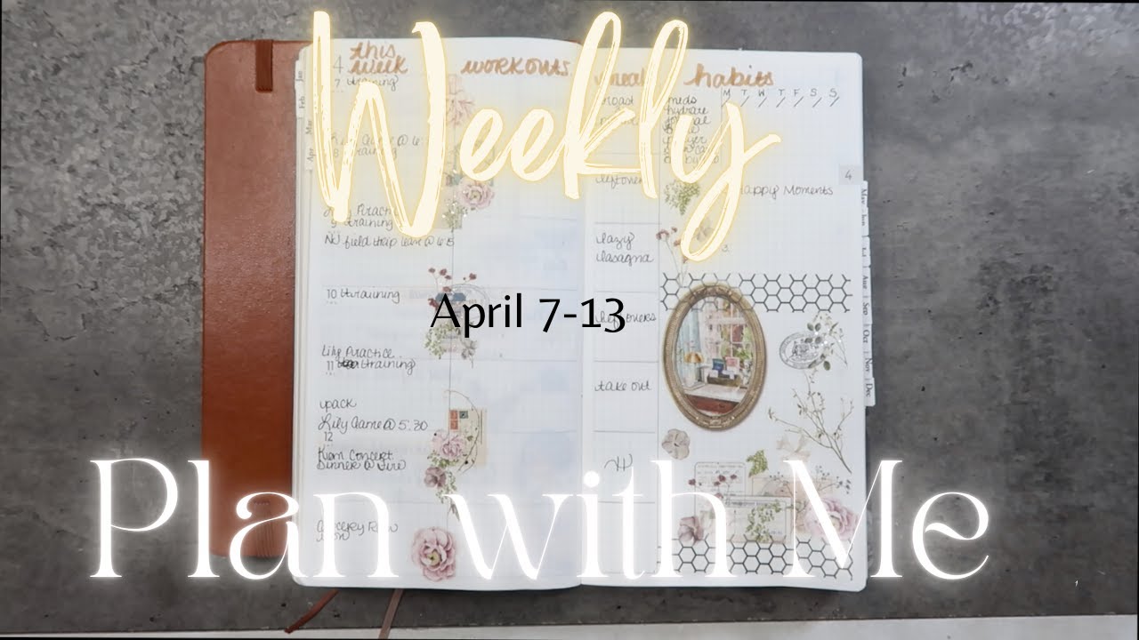 Plan with Me |April 7-13 | #sterlingink #mshaunplans