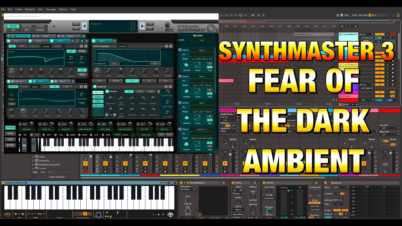 SynthMaster 3 - How To Make Dark Ambient Music The Easy Way - For PC & Mac