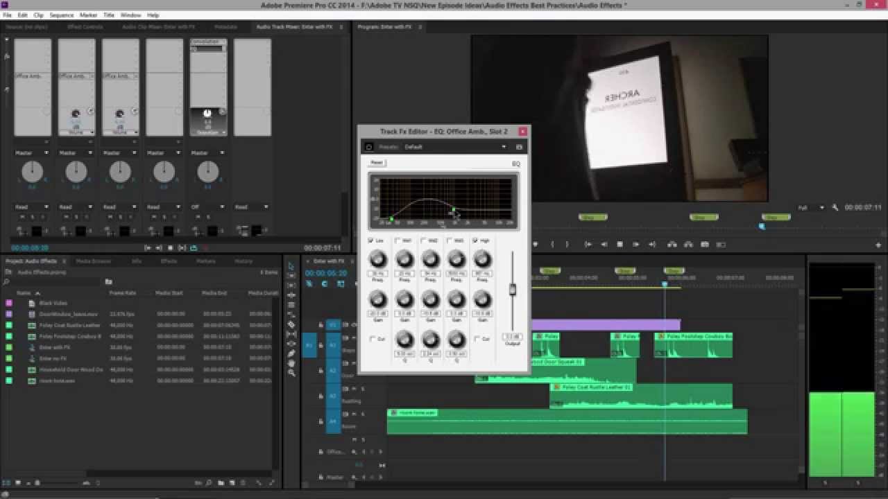 Audio FX Best Practices in Premiere Pro