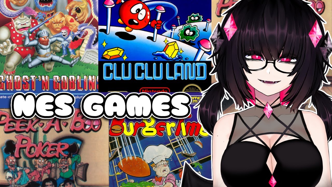 NES random picks! || Weird Games, Clu Clu Land, Burger Time, Ghosts'n Goblins