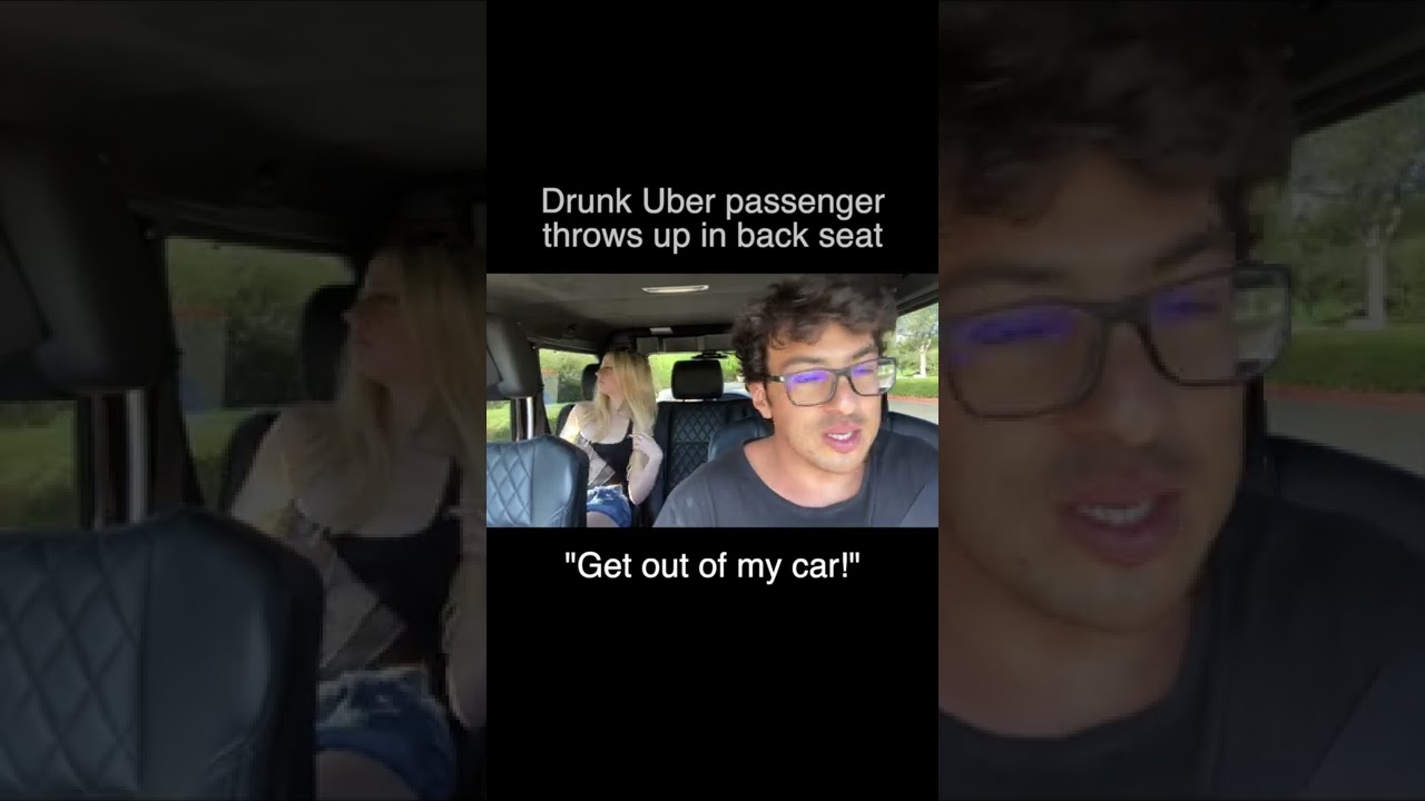 Uber Passenger Throws Up & Gets Kicked Out!