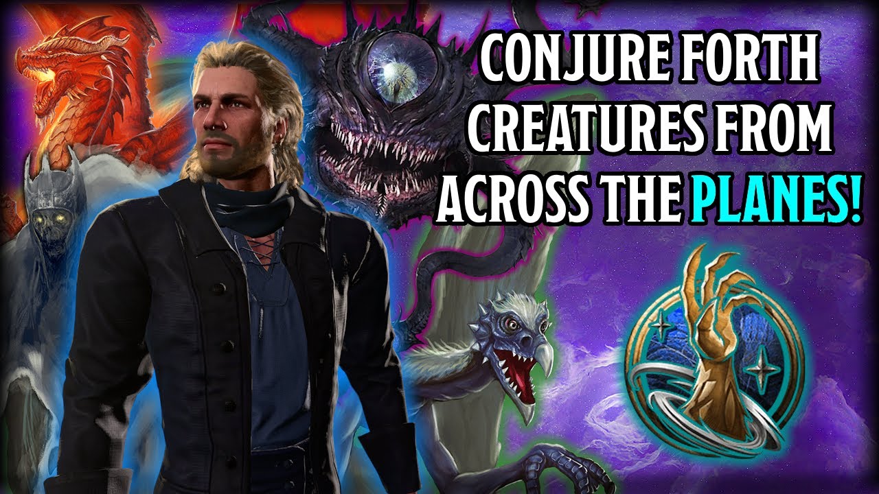 Baldur's Gate 3 - The Conjurer (NEW Summoner Build)