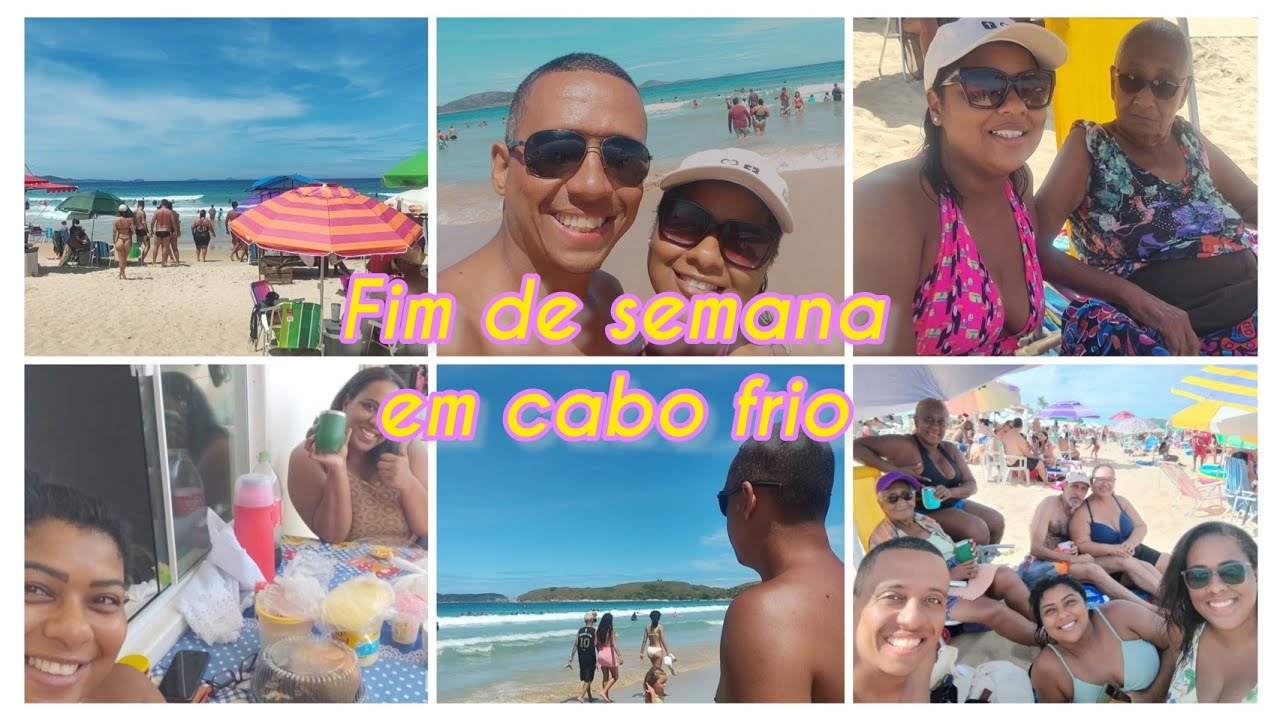 FIM DE SEMANA EM CABO FRIO/ MUITO SOL/ DIA MARAVILHOSO ❤️