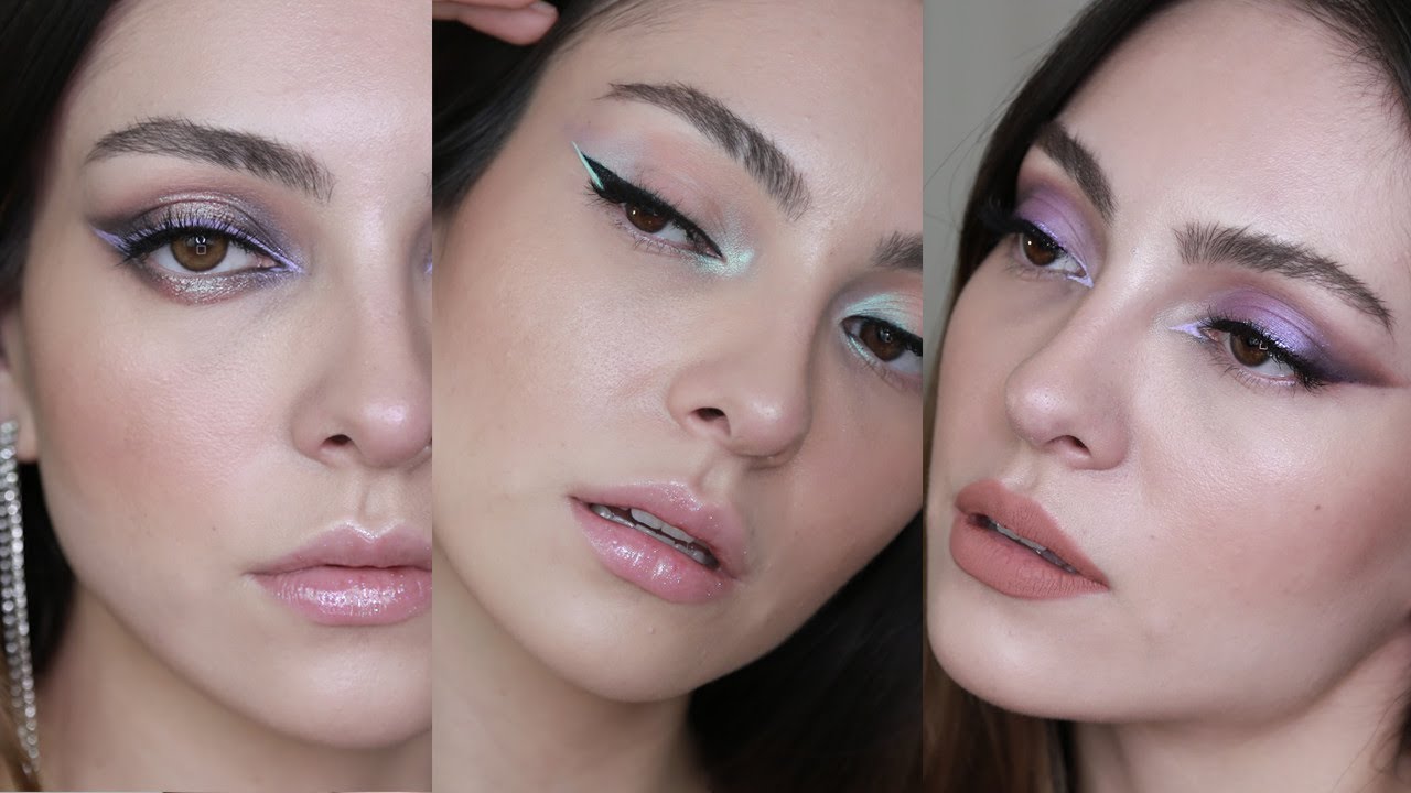 3 LOOKS con NAKED ULTRAVIOLET urban decay... Maquillaje en tonos morado | Anna Sarelly