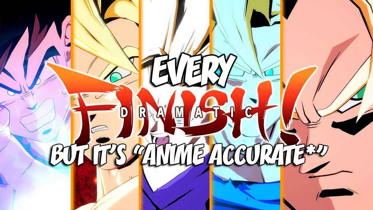 Dragon Ball FighterZ - EVERY Dramatic Finish, But It's In Order and 