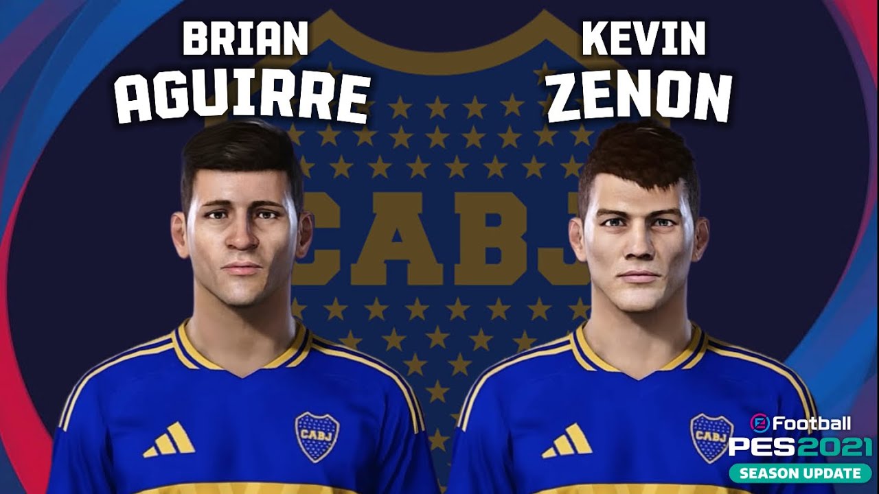 Brian Aguirre🇦🇷 and Kevin Zenon🇦🇷 (Boca Juniors) How to create in Pes 2021