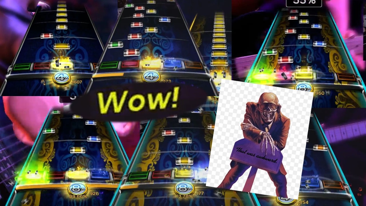 all the hard parts in the Peace Sells DLC on expert guitar in under 10 min