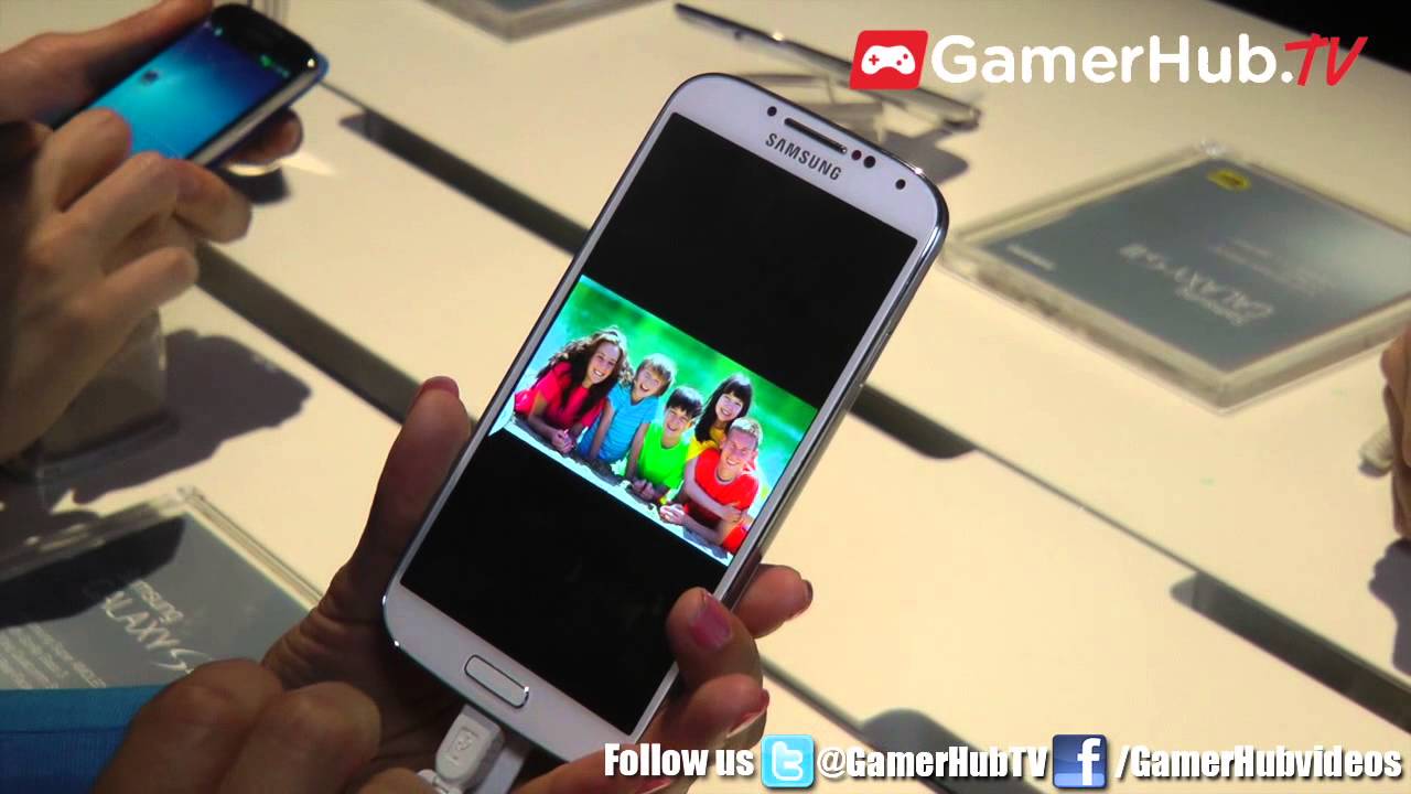 Samsung Galaxy S4 Hands On Demo - Gamerhubtv