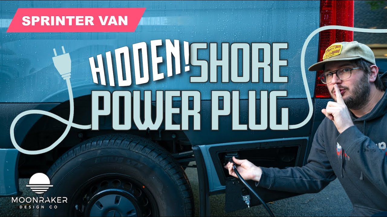 How We Hid Our Sprinter Van's Shore Power Plug for a Stealthy Look!