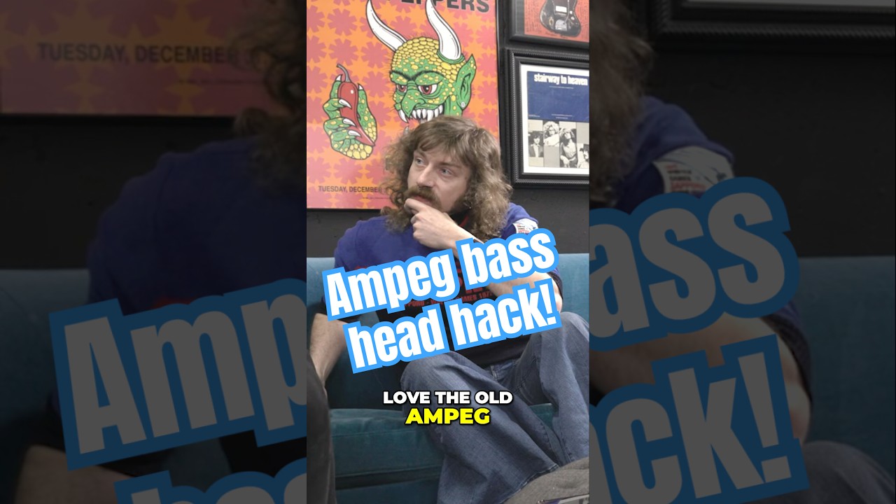 Ampeg Classic Bass head hack for the fullest tone. #ampeg #bassplayer