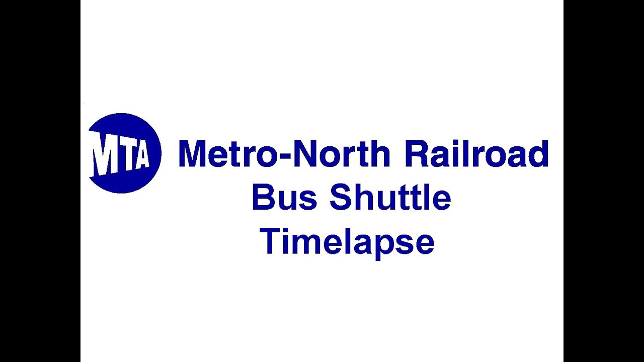 MTA Metro North Bus Shuttle Timelapse