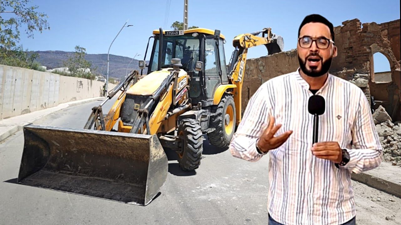 السلطات تهدم جزءًا من سور الثكنة العسكرية بأزغنغان