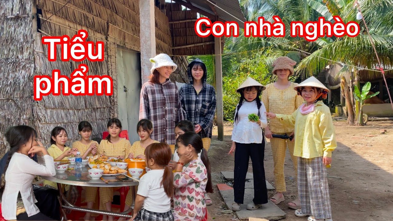 Lần đầu tiên mấy chị em được thưởng thức món cà ri của gia đình chị Tươi || Cô Chủ Nhỏ