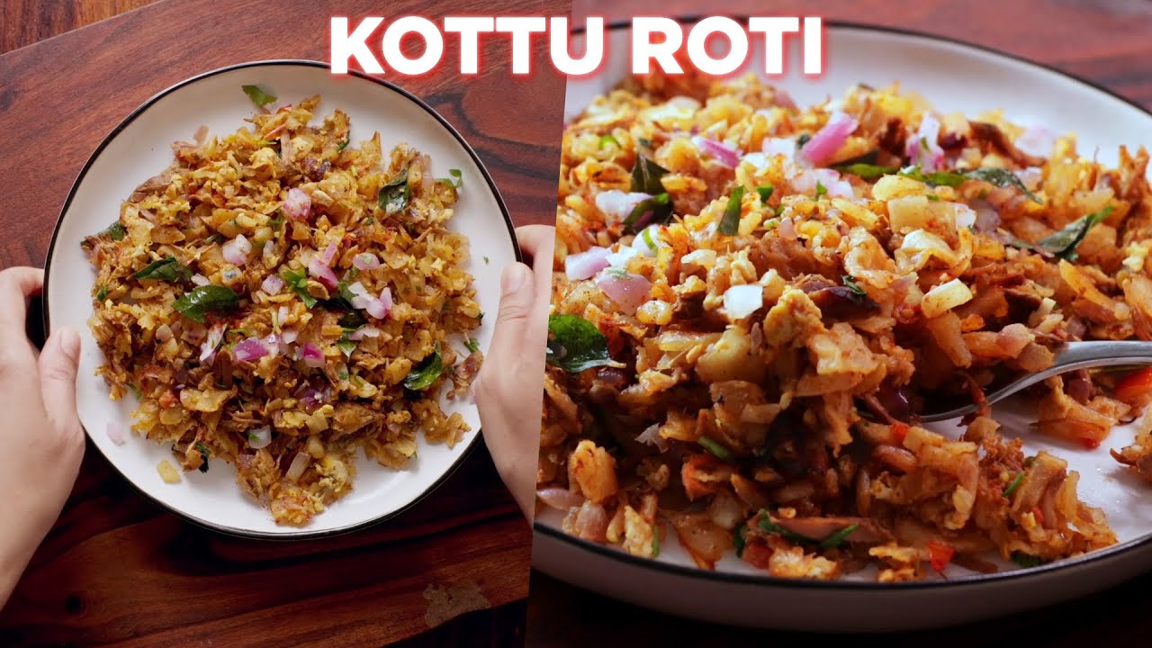 Spicy Kottu Roti With Leftover Curry Recipe