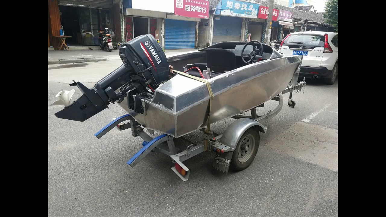 How to build a 11ft mini speed aluminum boat/Homemade Aluminum dinghy/yamaha 30hp 2stroke