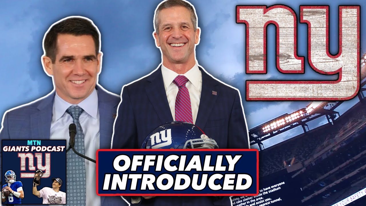 John Harbaugh's Exciting Introduction as Giants Head Coach | Reaction