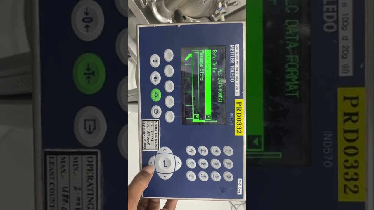 mettler toledo ind570 communication with plc | ind570 with plc