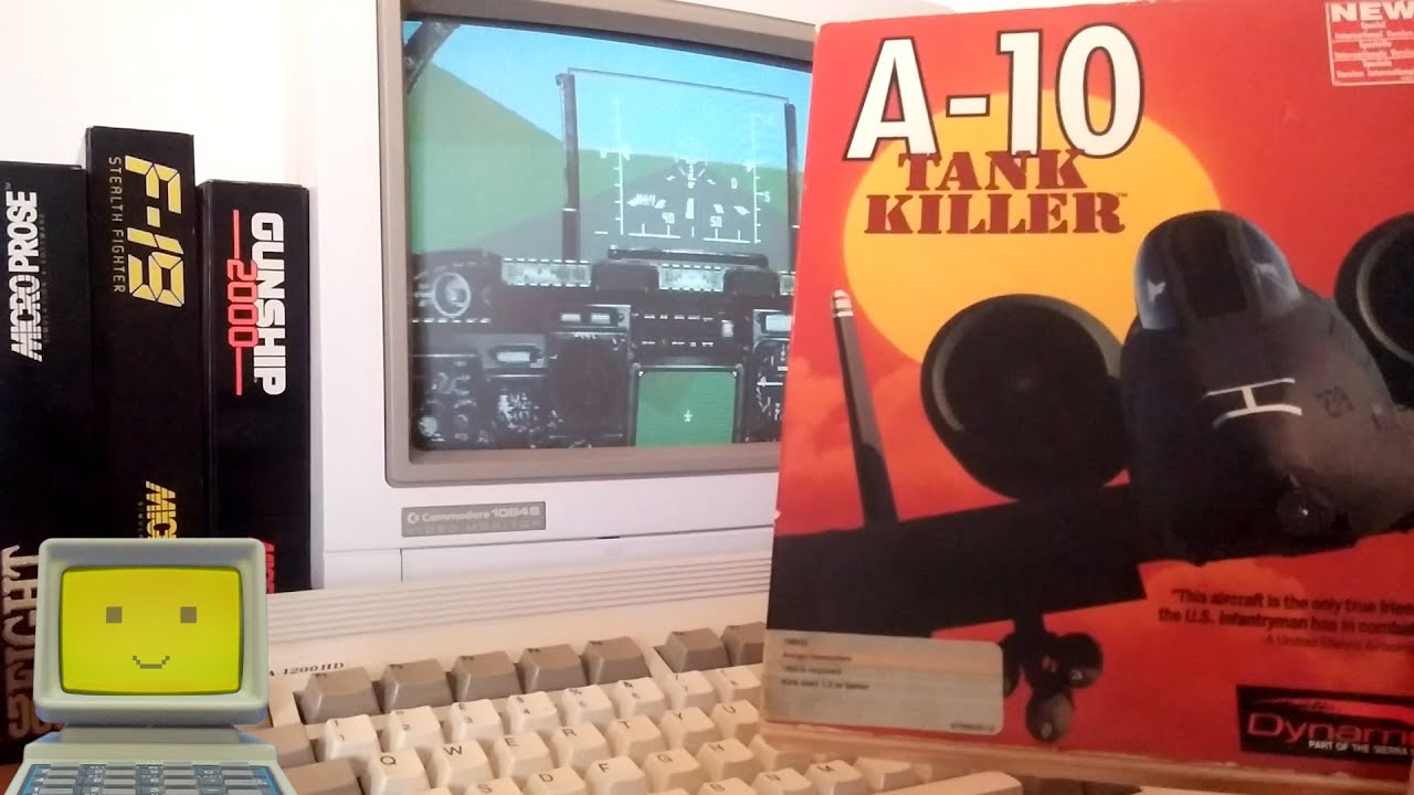 A-10 Tank Killer Amiga Unboxing, Comparison & Gameplay [Real Hardware]