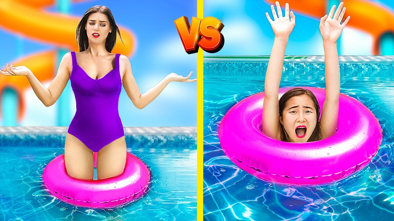 Lange Benen Versus Korte Benen Problemen In Een Waterpark!