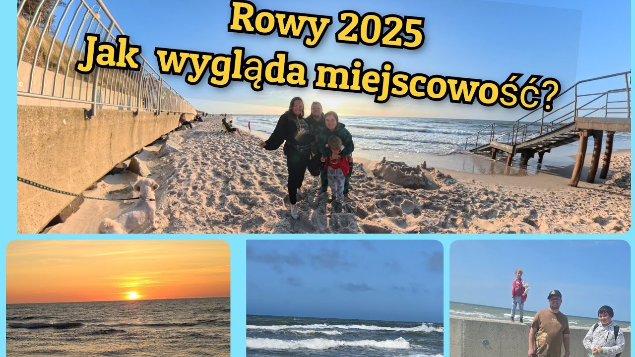 Rowy na weekend, wakacje nad morzem 2025, Bałtyk,  spacer po mieście, Walk around