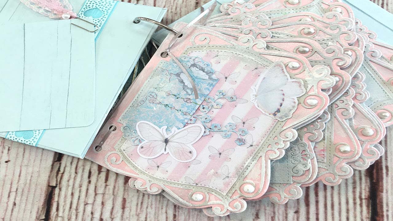 Mini Álbum Shabby con Troquel de Corte