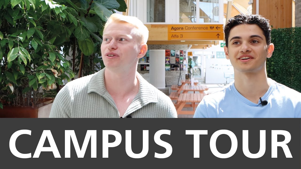 LUSEM campus tour with Adam and Viktor