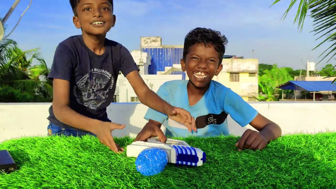 🫧 Gel Blaster 🔫 Gun Tamil |  🔮 Orbeeze Ball Gun 🤣 Full fun 😂 Unboxing | Experiment | Unique X - Pert