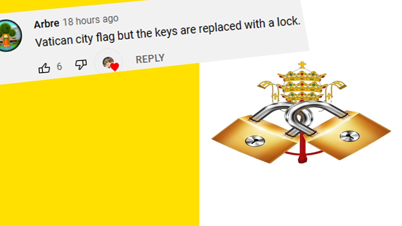 Funny and Stupid Flags 1 (Vatican City Where Keys?) by GyLala