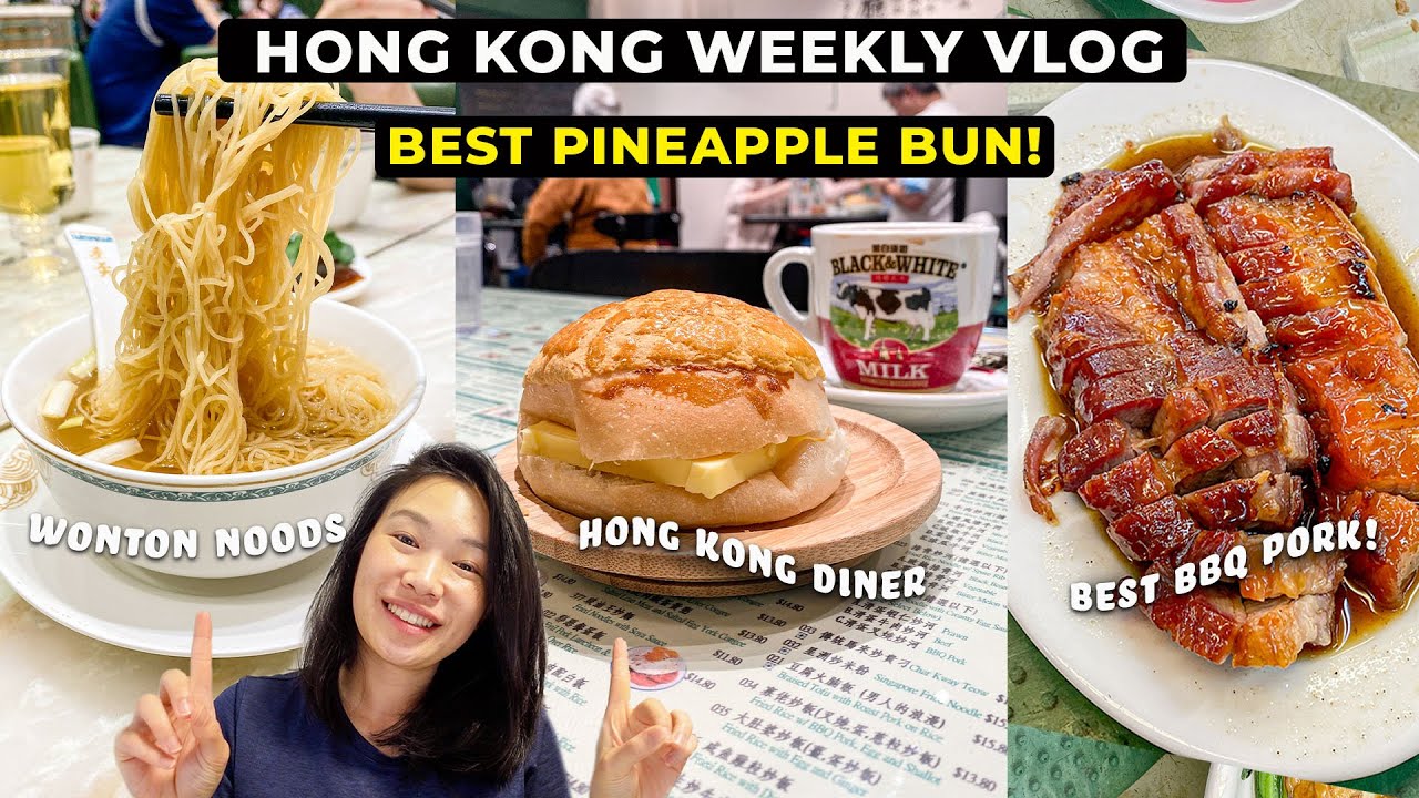 HONG KONG Weekly VLOG: EATING BUTTER, Wonton Noodles at The Peak & Cantonese Dinner at Sheung Wan