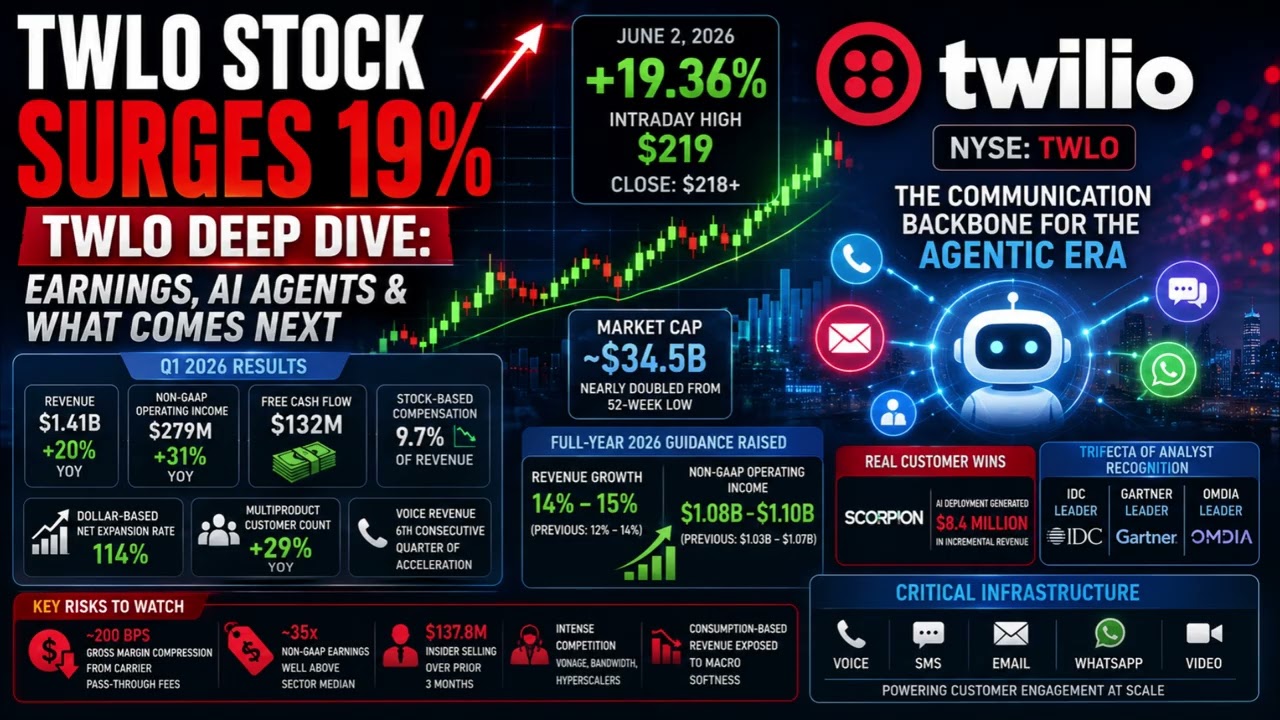 Акции Twilio подскочили на 19% &mdash; Подробный анализ TWLO: прибыль, ИИ-агенты и перспективы на будущее