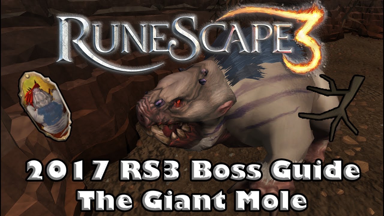 RS3 Boss Guide - Low Level Giant Mole Solo Guide for F2P and Members! - 2017