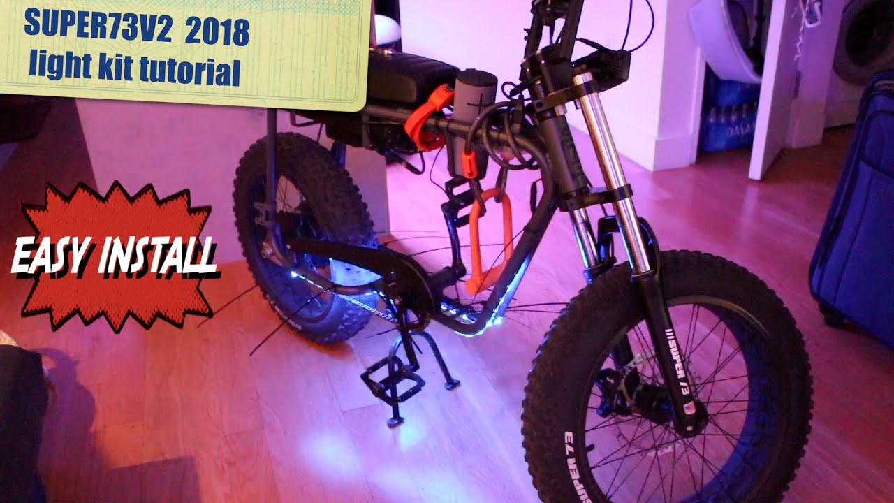 Super73V2 underglow Light kit installation tutorial-HERVEs WORLD- Episode 373