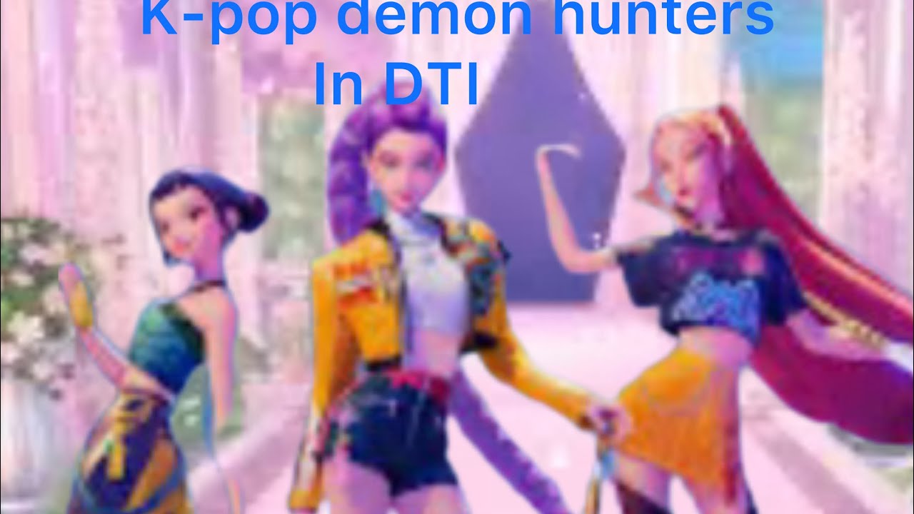 Only being Kpop demon hunter characters in Dress to impress 