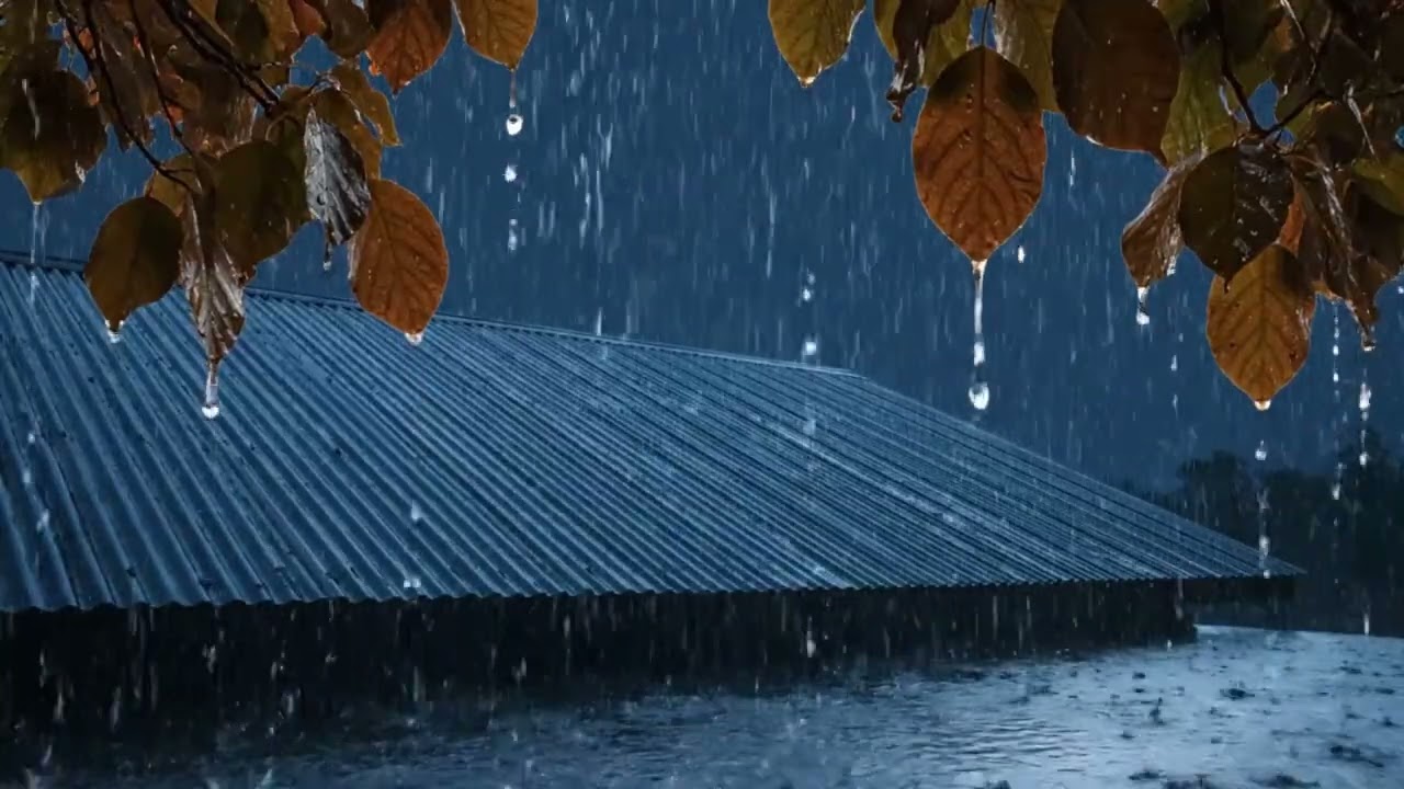ASMR Rain for Deep Sleep  Pure Natural Rain Sound Without Music