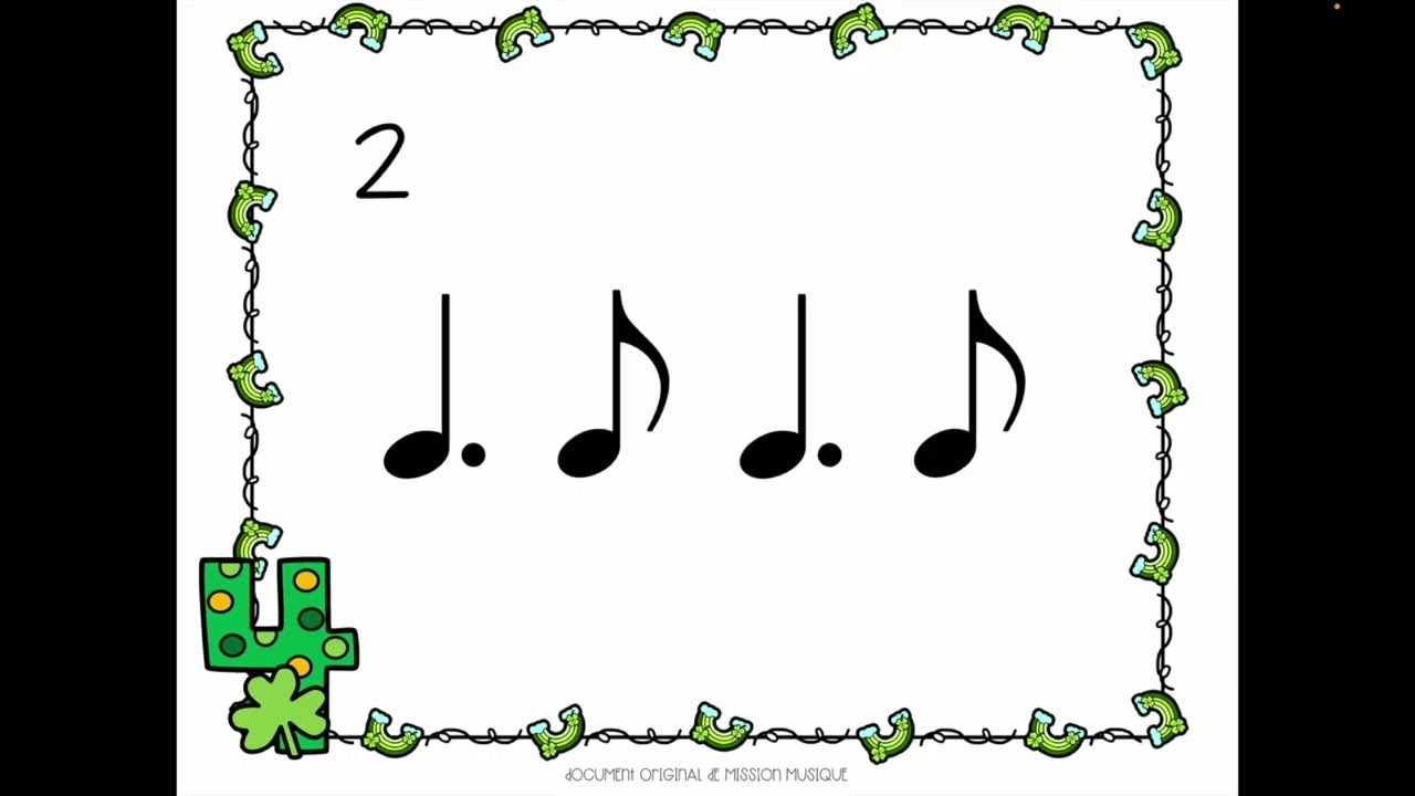 rythme St-Patrick   niveau 4