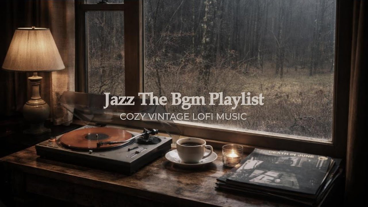 [𝐏𝐥𝐚𝐲𝐥𝐢𝐬𝐭]  커피와 레코드, 조용한 저녁을 위한 코지 재즈 음악｜Cozy Jazz for a Quiet Evening at Home🖤