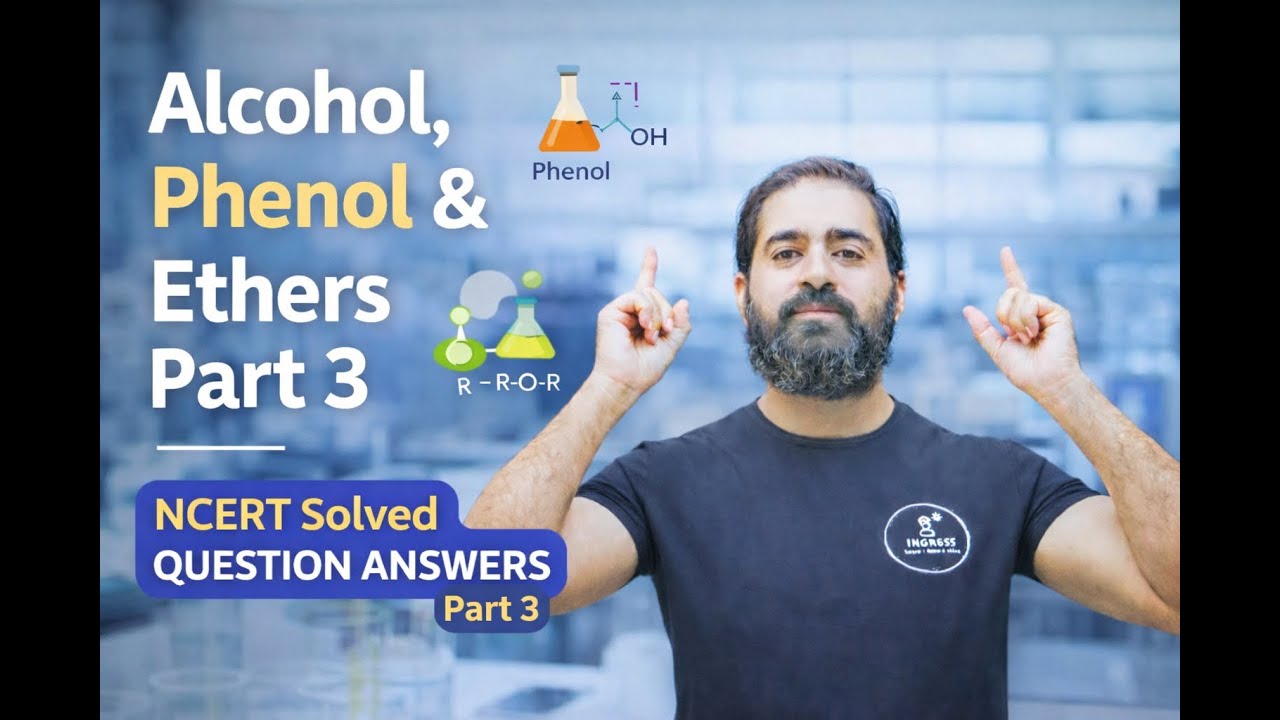 Solved excercise Alcohol Phenol Ethers Part 3|| Chemistry|| Class 12||