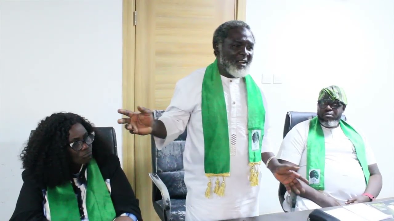 Osula Osas Paul Edo State Chairman Of NIL Visit To Hon. Nosa T. Adams Commissioner  Of Environment..