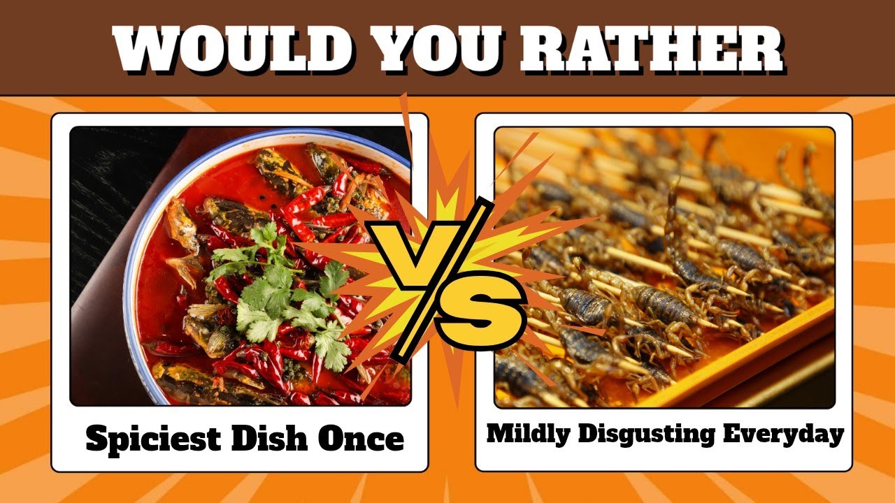 🍕Would You Rather? FOOD Edition | 24 Impossible Food Choices! #wouldyourather #fyp #youtube #games 