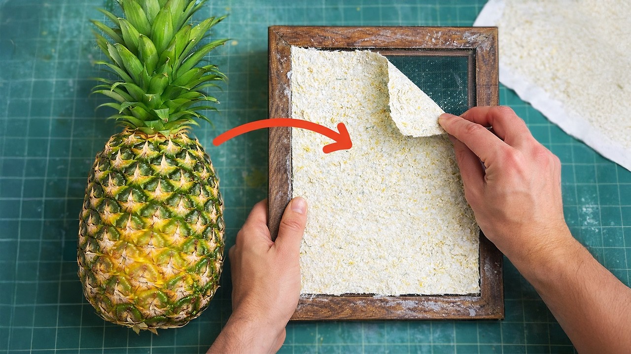 I Made Paper From Pineapples (and Other Weird Materials)