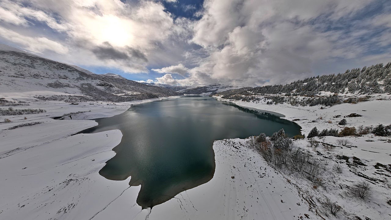 LAC DE ROSELEND┃BEAUFORT┃SAVOIE┃AUVERGNE RH&Ocirc;NE-ALPES ┃DRONE DJI AIR 2S┃CINEMATIC VIDEO 4K