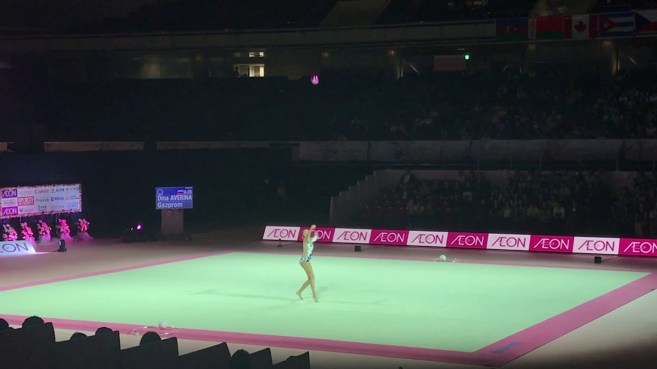 Dina Averina RUS ball Aeon Cup 2017