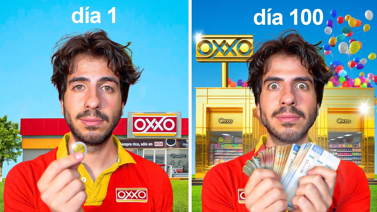Día 1 vs 100 de mi nuevo oxxo.