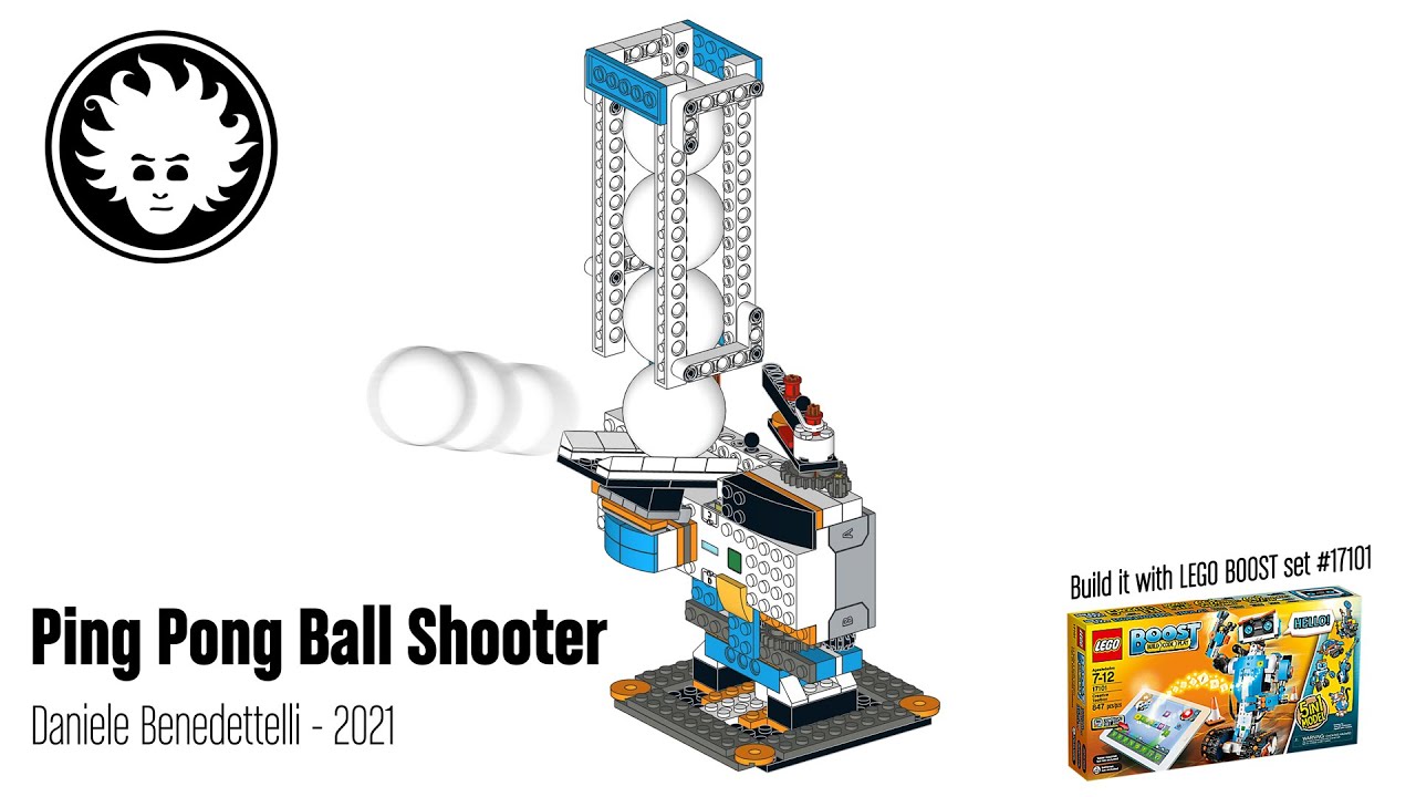 I Built a LEGO BOOST Shooter Turret to Knock 'Em Down