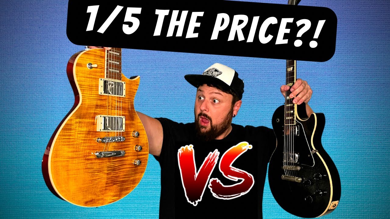 Harley Benton Vs Gibson! SC Custom Plus EMG Vs Les Paul Standard