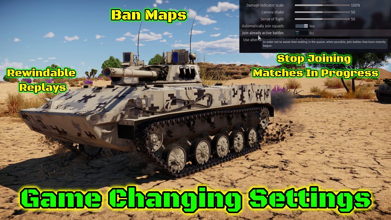 10 Settings Every War Thunder Player NEEDS To Know