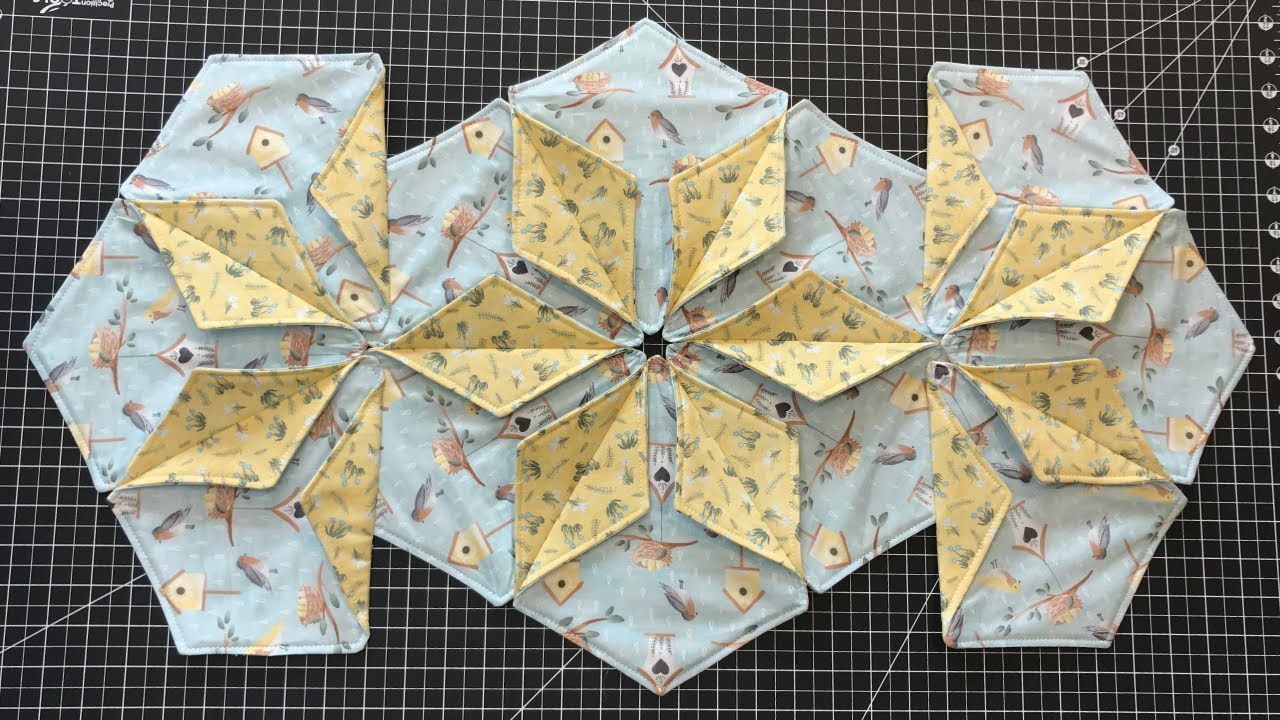 Dimensional Hexagon Table Runner