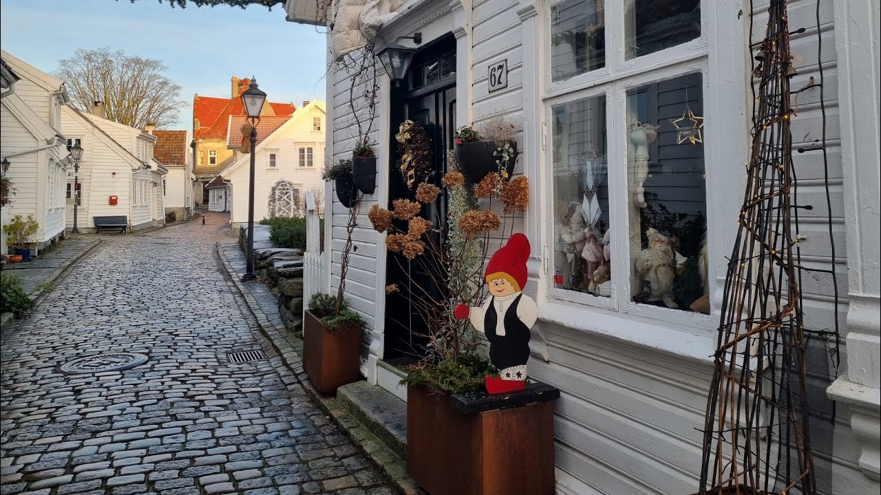 Christmas walk in Stavanger, Norway