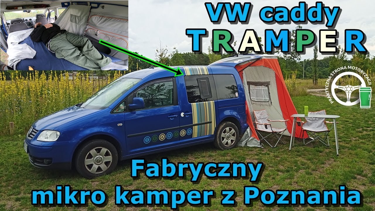 VW caddy tramper - Fabryczny mikro kamper z Poznania